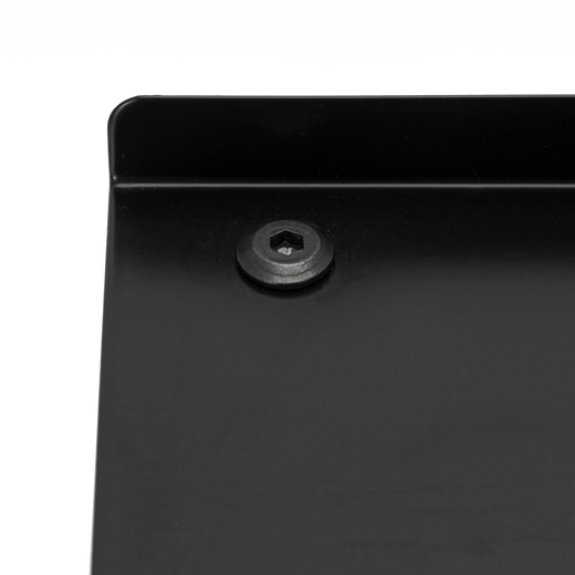 Wieszak łazienkowy na ręczniki, ścienny trzypoziomowy, czarny