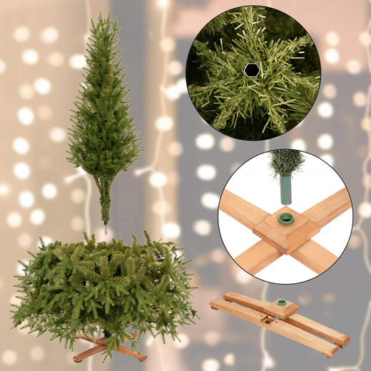Choinka sztuczna 210 cm świerk himalajski jak żywy PE Royal Trees premium drzewko świąteczne