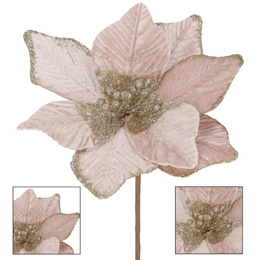 Sztuczna gwiazda betlejemska gałązka poinsecja kwiat różowy