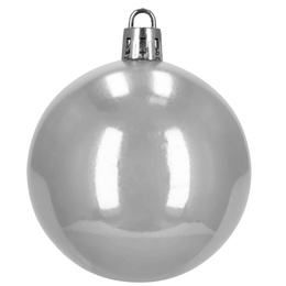 Bombki choinkowe 100 szt. zestaw dekoracji świątecznych zawieszki nietłukące srebrne