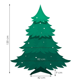 Choinka sztuczna 120 cm jodła zielona Vera
