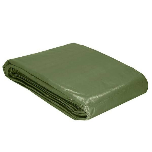 Plandeka 2x4m 120g/m2 gruba płachta ochronna zielona