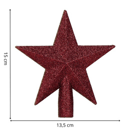 Bombki choinkowe 101 szt. ozdoby świąteczne zestaw z gwiazdą brązowe, rose gold