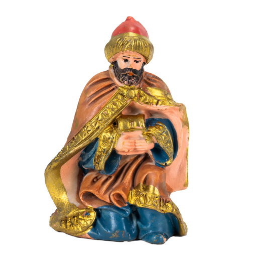 Figurki do szopki bożonarodzeniowej 10 szt. z żywicy zestaw święta