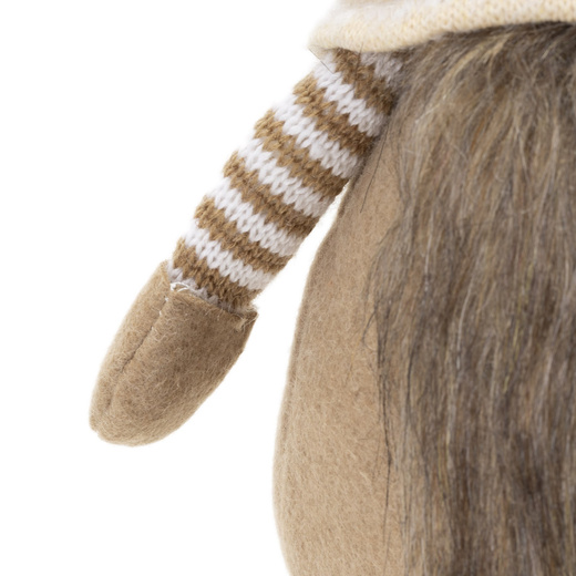 Skrzat 50 cm figurka dekoracyjna do świątecznego wystroju wnętrz, gnom, krasnal stojący