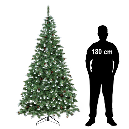 Choinka sztuczna premium 250 cm sosna diamentowa drzewko bożonarodzeniowe