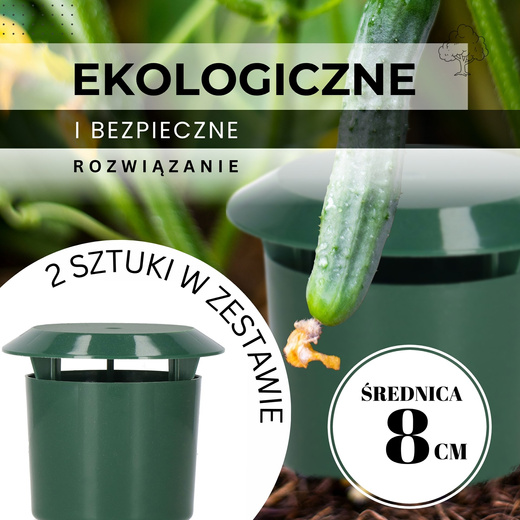 Pułapka na ślimaki 2 szt. wabik łapacz na szkodniki