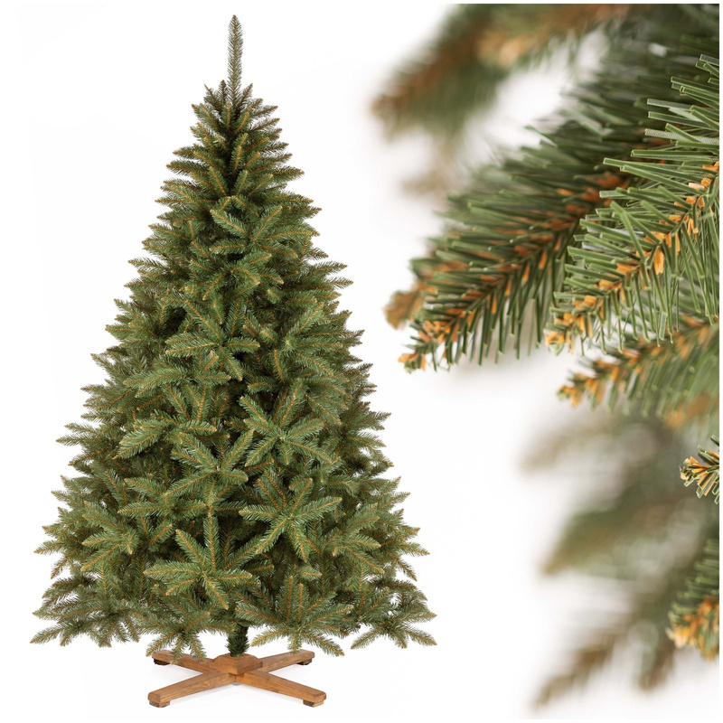 Choinka sztuczna 180 cm Premium Royal Trees świerk kaukaski z drewnianym stojakiem