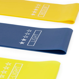 Gumy oporowe do ćwiczeń zestaw 5 szt. taśmy fitness rehabilitacyjne opór 1-20 kg