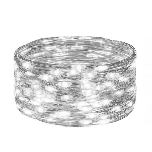 Miś z płatków róż czerwony z sercem, 22 cm rose bear z lampkami LED biały zimny