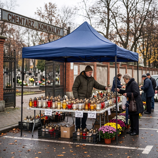 Namiot handlowy 3x3 m ogrodowy, pawilon na imprezy, catering granatowy