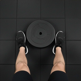 Obciążenie bitumiczne 20 kg talerz kompozytowy 31 mm krążek do sztangi hantli