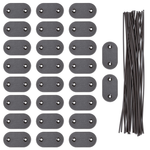 Osłona na balkon 400x100 cm PVC maskująca tarasowa, z mocowaniem i profilami ciemnoszara