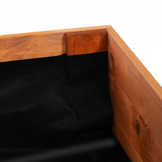 Skrzynia na warzywa drewniana 140x84x26,5 cm wysoki warzywniak zielnik impregnowany