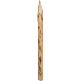 Drewniany słupek ogrodzeniowy, kołek leszczynowy 120 cm podpora do roślin ogrodowych, brązowy