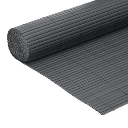 Osłona PVC maskująca na balkon, taras, ogrodzenie 300x100 cm ciemnoszara