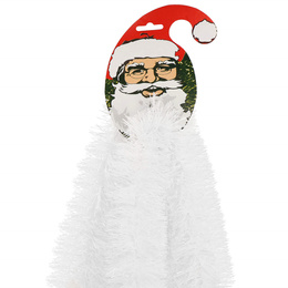 Łańcuch na choinkę 6m biały, girlanda choinkowa, średnica 7cm