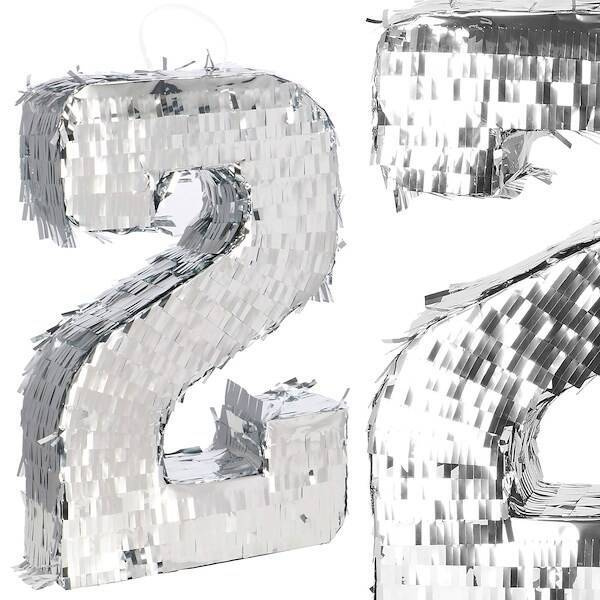 Piniata urodzinowa cyfra 2 dla dzieci