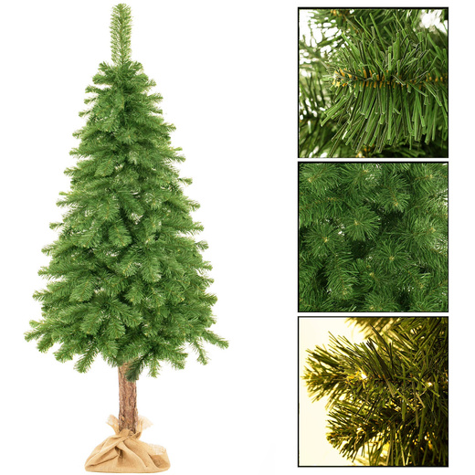 Choinka na pniu 220 cm sztuczna sosna naturalna