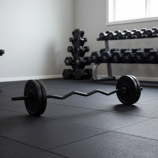 Gryf łamany olimpijski 120 cm sztanga ze stali, gwintowany, zaciski 25 mm