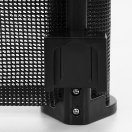 Bramka zabezpieczająca na schody 80 cm zwijana roleta do drzwi barierka ochronna czarna