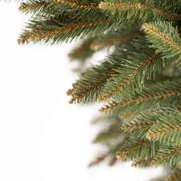 Choinka sztuczna 120 cm Premium Royal Trees świerk kaukaski jak żywy z drewnianym stojakiem