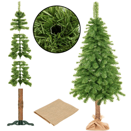 Choinka na pniu 220 cm sztuczna sosna naturalna