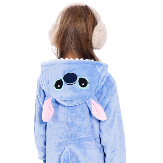 Piżama kigurumi Stitch kombinezon jednoczęściowy dziecięcy rozmiar 120-130 cm
