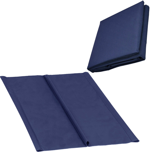 Materiał na siedzisko huśtawki ogrodowej 110 x 90 cm tkanina wodoodporna granatowa