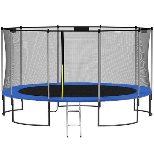 Osłona na sprężyny z siatką do trampoliny zewnętrzną 10FT 300/305/312 cm niebieska