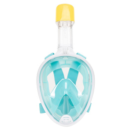 Maska do nurkowania L/XL pełnotwarzowa, z rurką, AntiFog, DryTop do snorkelingu regulowana