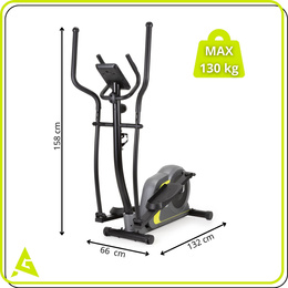 Trenażer eliptyczny do ćwiczeń, orbitrek magnetyczny do treningu cardio, fitness