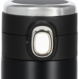 Kubek termiczny 420 ml ze stali nierdzewnej na kawę herbatę, z wyświetlaczem temp. czarny