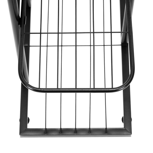 Kwietnik metalowy 6 półek stojak na rośliny 106 cm pionowy, czarny