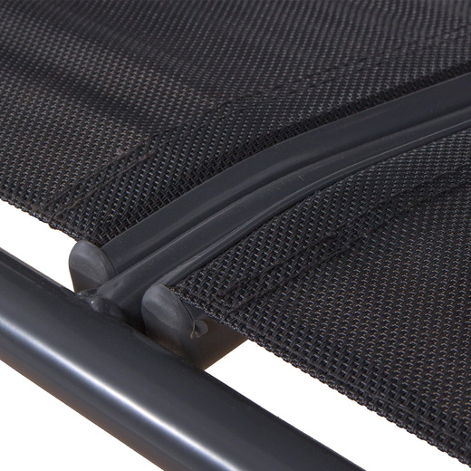 Huśtawka ogrodowa 3 osobowa fiona stalowa do 220 kg z regulowanym daszkiem i poduszkami