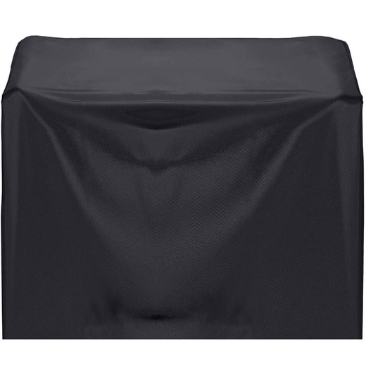 Pokrowiec na krzesła ogrodowe 120 x 75 x 70 cm plandeka wodoodporna czarna 