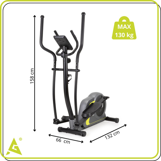 Trenażer eliptyczny do ćwiczeń, orbitrek magnetyczny do treningu cardio, fitness 