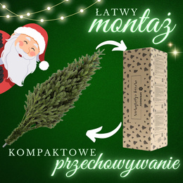 Choinka sztuczna 150 cm premium świerk PE