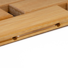 Mata łazienkowa, dywanik 80x50 cm antypoślizgowy, bambusowy