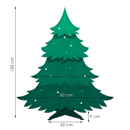 Choinka sztuczna 120 cm jodła zielona Vera