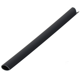 Taśma ogrodzeniowa i klipsy mocujące 20 szt. PVC 35 m x 19 cm 450 g/m2 antracyt