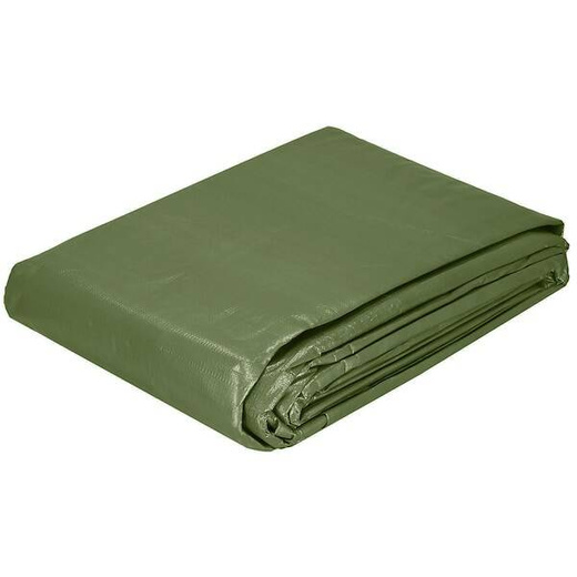 Plandeka 2x4m 120g/m2 gruba płachta ochronna zielona