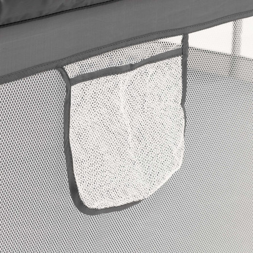 Kojec dla dzieci, zamykany 200x180x66 cm składany, turystyczny, szary