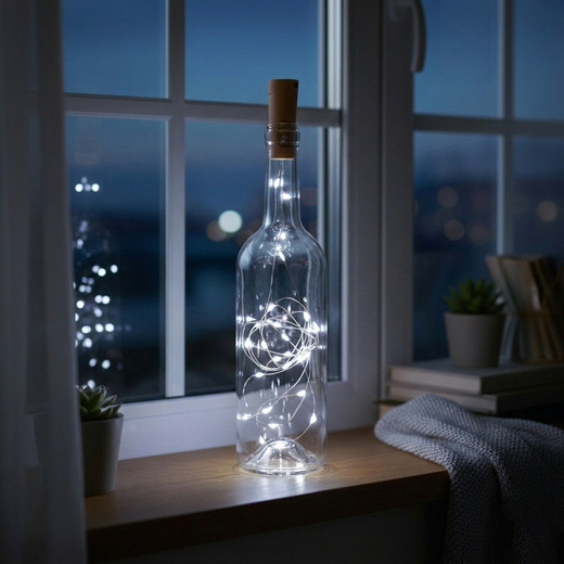 Lampki choinkowe 20 LED biały zimny