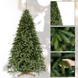 Choinka sztuczna 240 cm Premium Royal Trees świerk syberyjski z drewnianym stojakiem