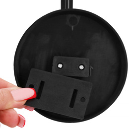 Lampa solarna LED ażurowa 5w1 zewnętrzna kinkiet z 3 trybami świecenia czarny