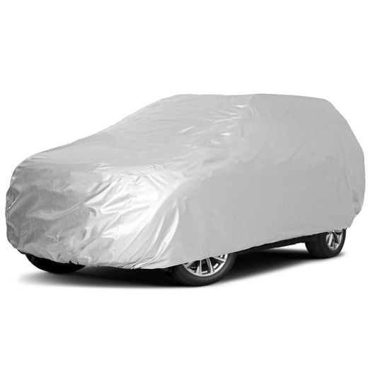 Pokrowiec na samochód 540x175x150cm wodoodporna plandeka na auto szara