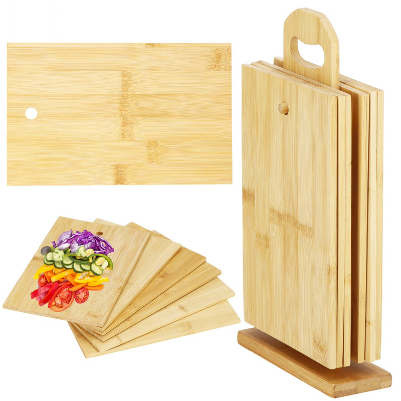 Deski do krojenia 6 szt. bambusowy zestaw