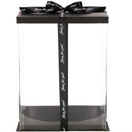 Miś z płatków róż czerwony 25 cm rose bear z białym sercem