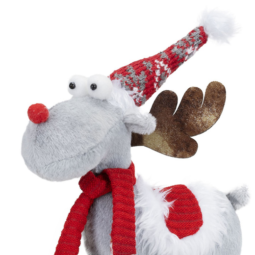 Świąteczny renifer 52 cm figurka ozdoba na święta